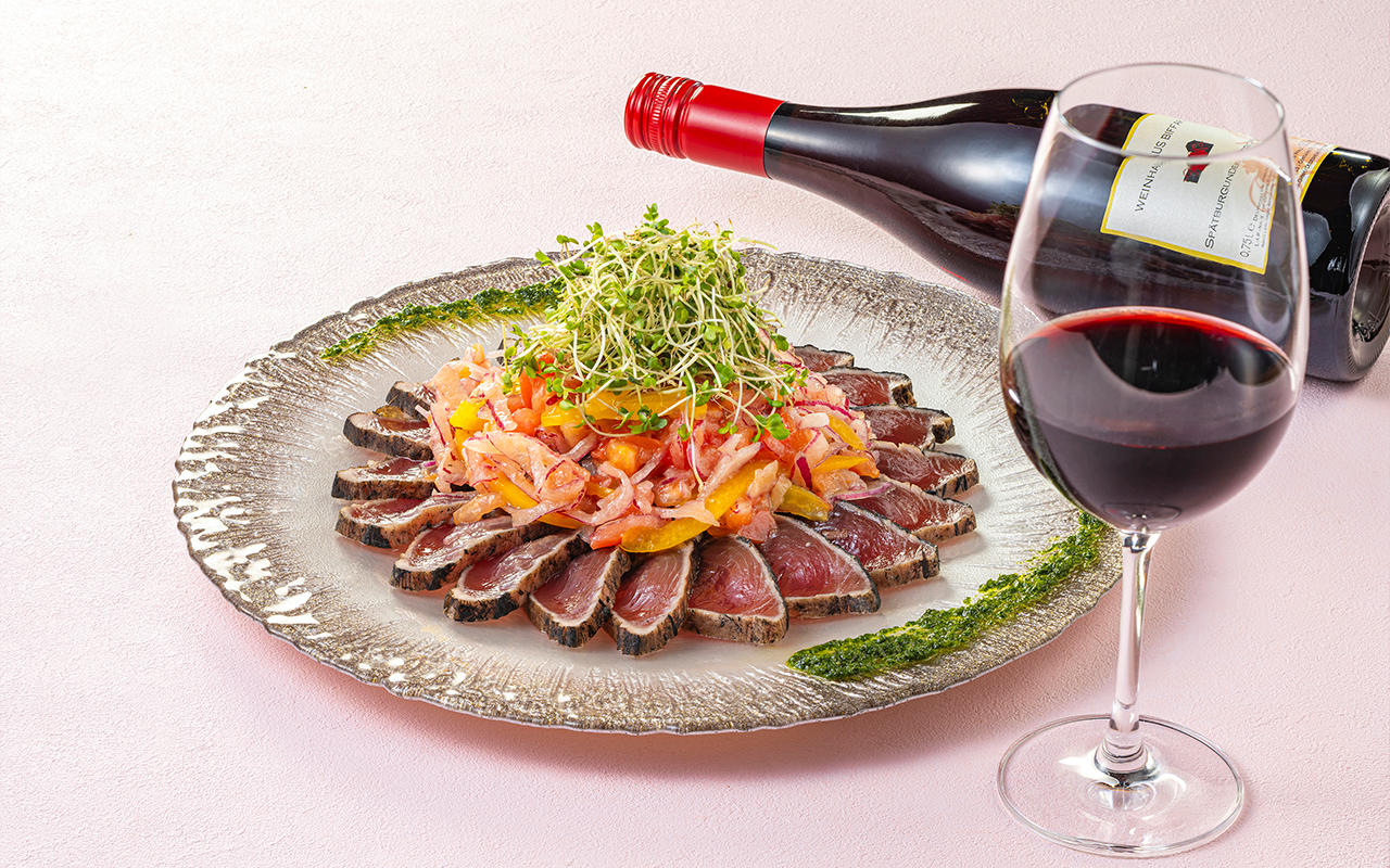 【Dinner Time Only】 Marinated Bonito Carpaccio