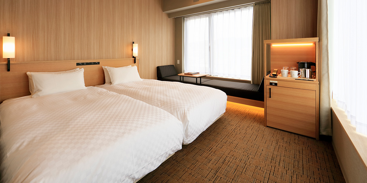 コーナーツインルーム Corner Twin Room