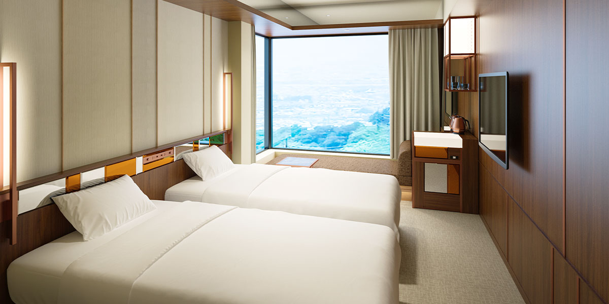 コーナーツインルーム Corner Twin Room