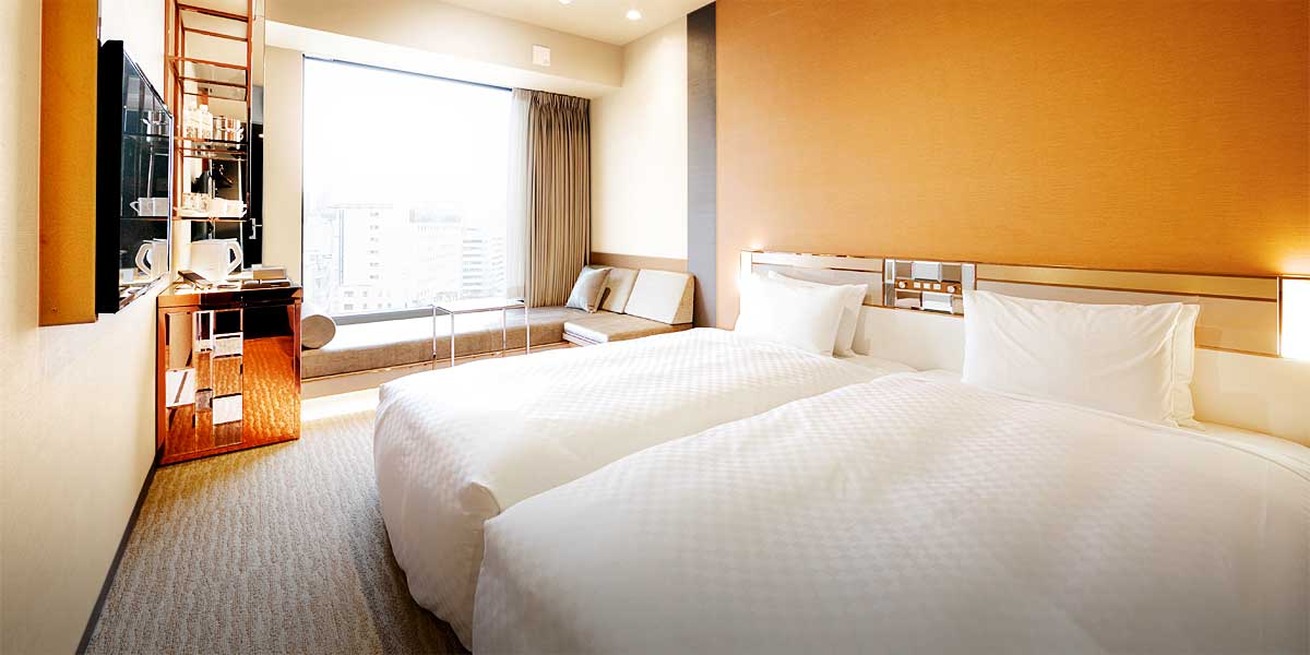 エグゼクティブツインスーパーシティビュー Executive Twin Room with City View